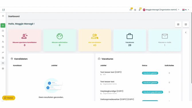 FAQ settings communication emails NL