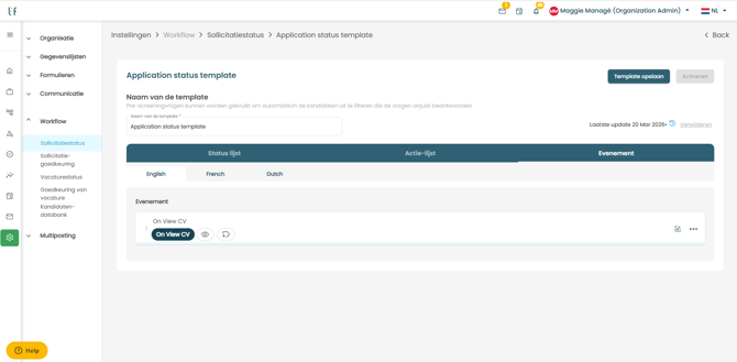 FAQ workflow Events NL